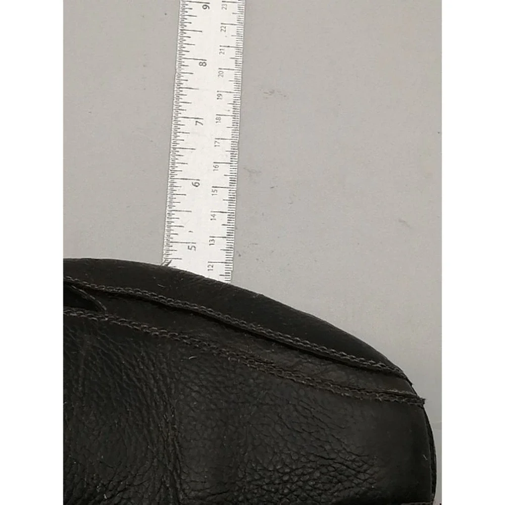 Eastland Loafer Mens Cormac Black 9.5 Leather Driving Shoe Stretch 7859-01